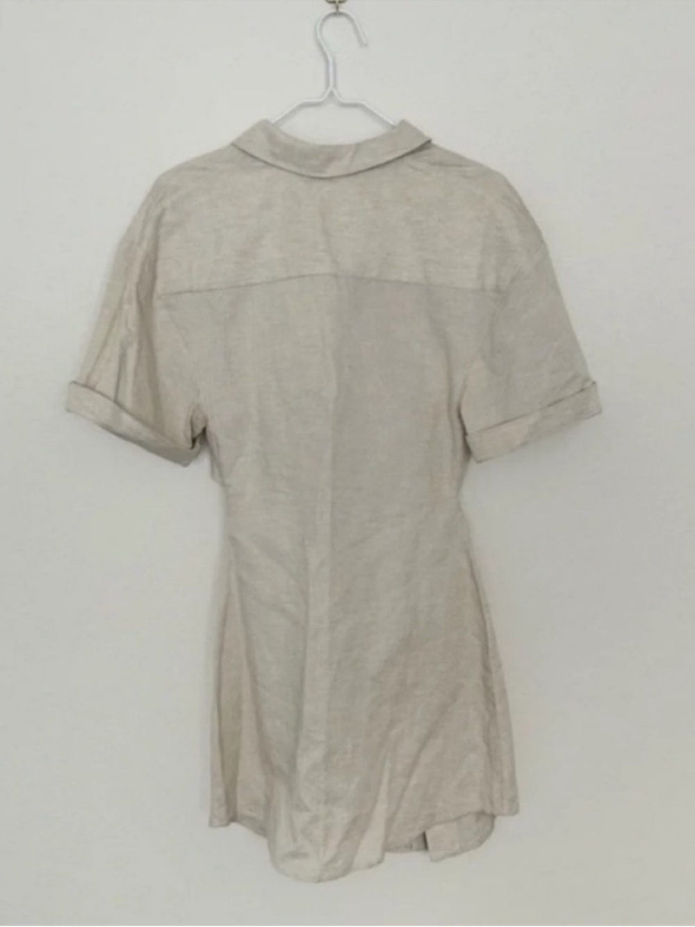 NWT Jacquemus La Robe Arles Linen Mini Dress Beige - Picture 5 of 8